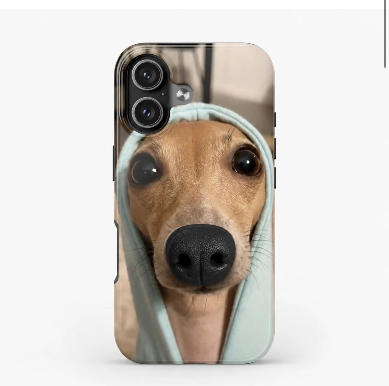 Boop Snoot phone case - Sleepy Pup design