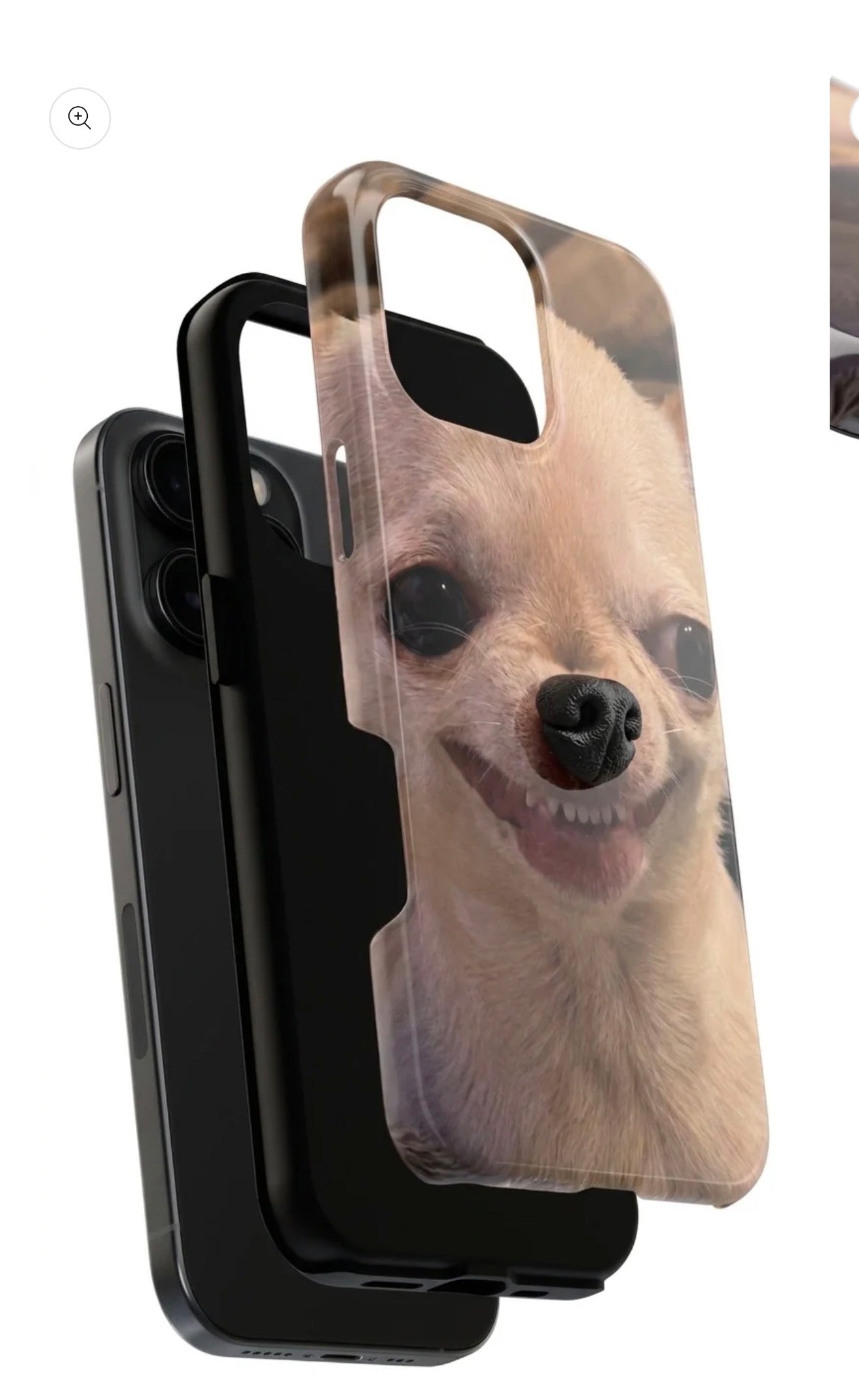 Boop Snoot phone case - Grinning Chihuahua design